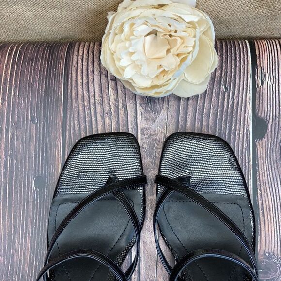 Alfani Black Eadyn Wedge Sandals 6.5M - Picture 4 of 8